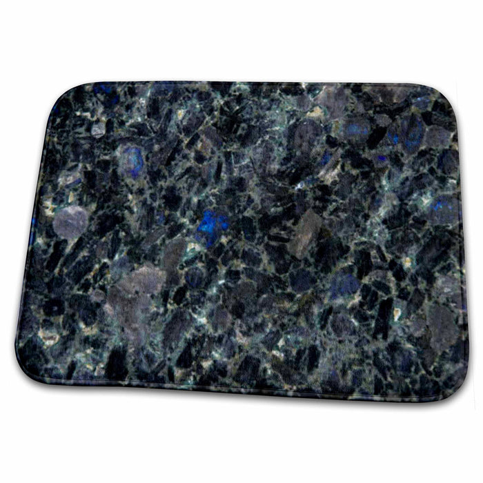 Dish Drying Mat - Volga Blue granite print Anne Collections Granite