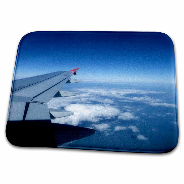 Dish Drying Mat - Spirit airplane landing in Orlando Florida s Photos - Florida