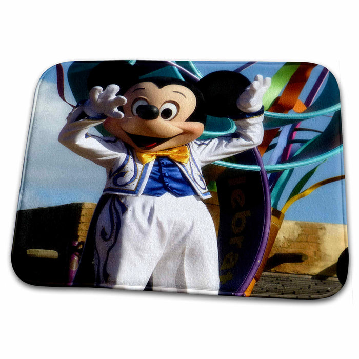 Dish Drying Mat - Ringleader mouse dancing through the paths of the park s Photos - Florida