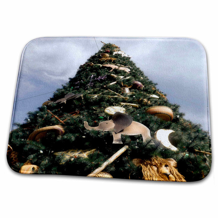 Dish Drying Mat - The wild and crazy tree in the park s Photos - Florida Christmas