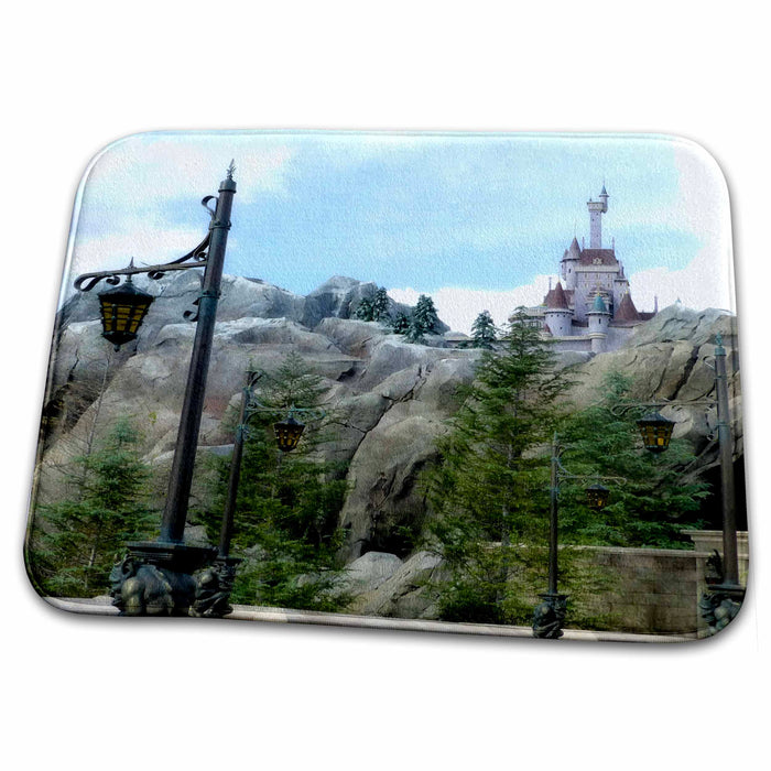 Dish Drying Mat - The newly built castle in the park s Photos - Florida