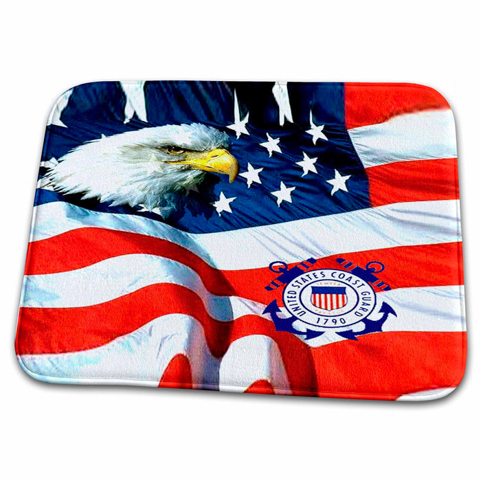 Dish Drying Mat - U.S. Coast Guard