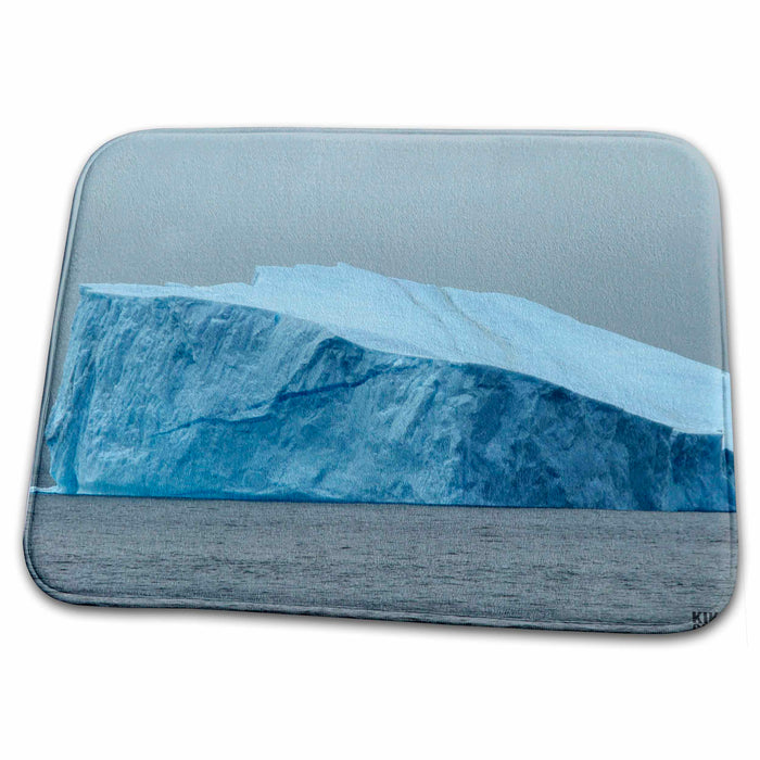 Dish Drying Mat - Icebergs from Greenland, drifting on Iceberg Alley Baffin Bay  Baffin Island High Arctic Canada Arctic