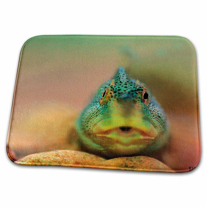 Dish Drying Mat - Fluvial fresh water blenny 3 Animals