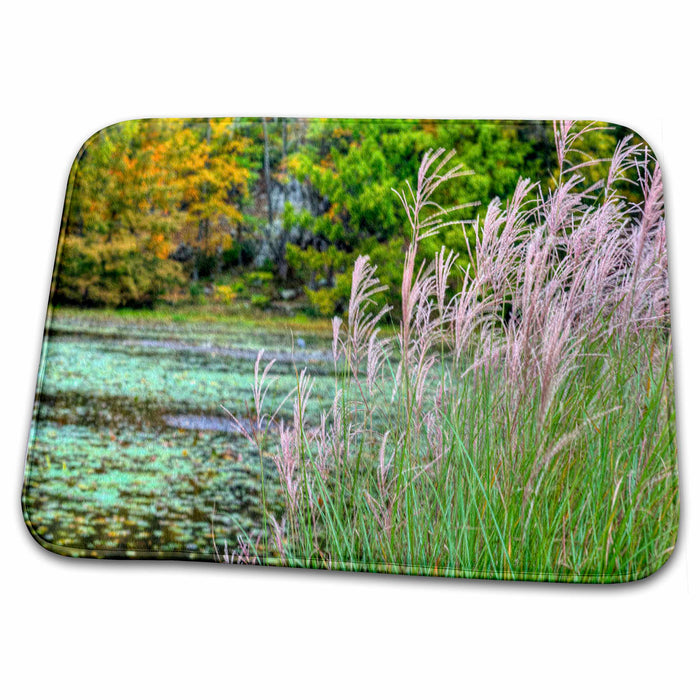 Dish Drying Mat - long grasses near waters edge Sea Scapes