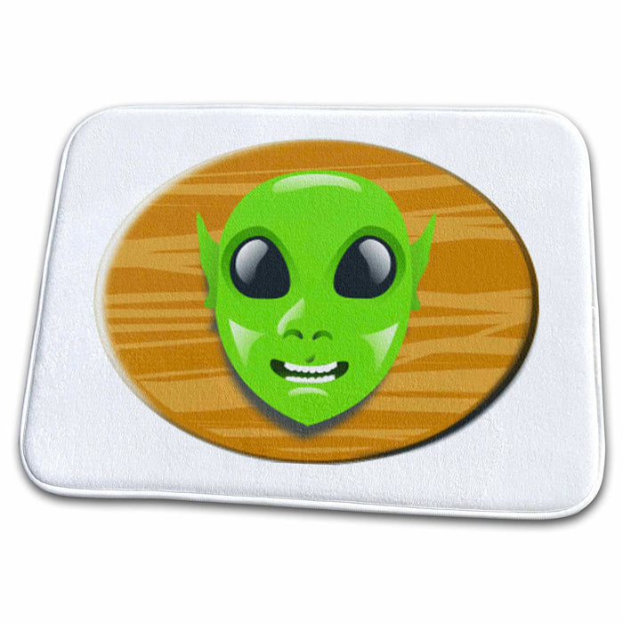 Dish Drying Mat - Alien Head Mounted.jpg Humor