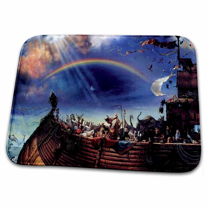 Dish Drying Mat - Rendering Of Noahs Ark On The Sea.jpg Historic People and Places