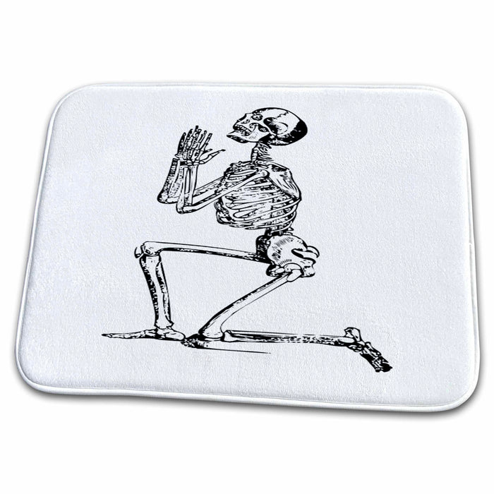 Dish Drying Mat - The Skelton That Prays.jpg Humor