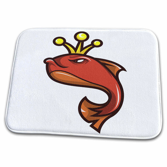 Dish Drying Mat - King Fish Animals