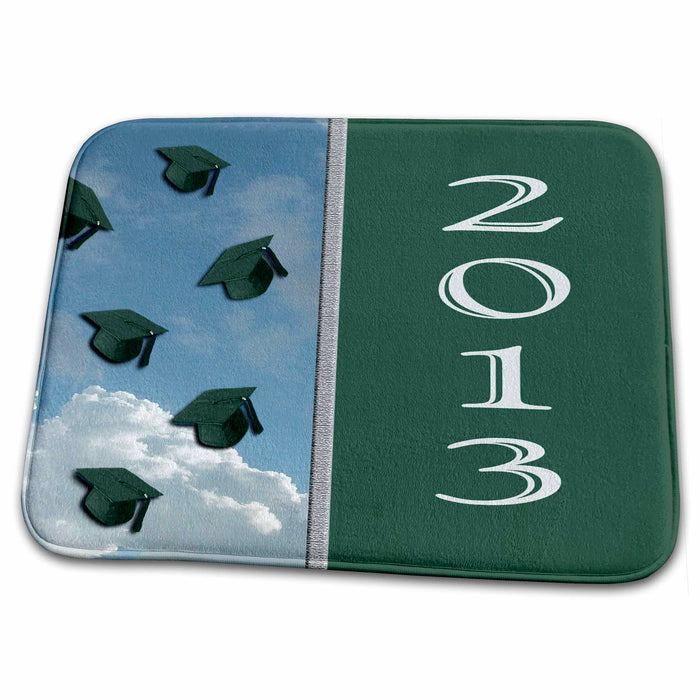 Dish Drying Mat - Green Caps in the the Clouds, 2013 Graduation Design