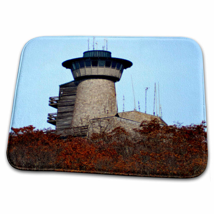 Dish Drying Mat - Tower of Brasstown Bald North Georgia WhiteOak Photography Nature Scenes