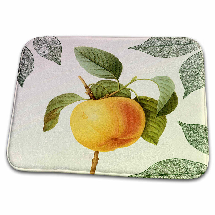 Dish Drying Mat - Vintage Fruit with Green Leaves PS Vintage