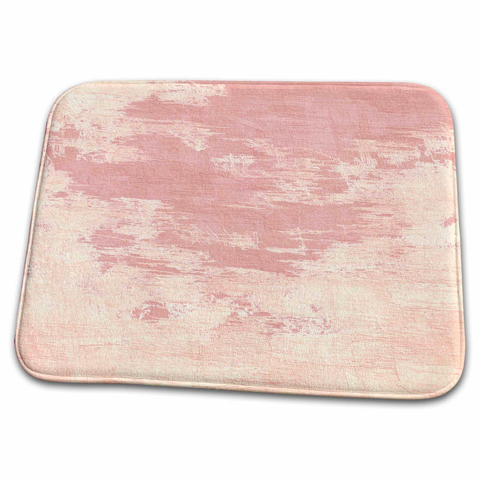 Dish Drying Mat - Old Antique Pink Grunge Art PS Vintage