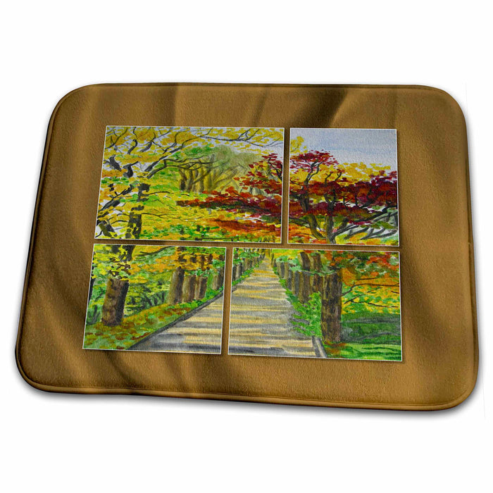 Dish Drying Mat - Autumn Alley Designs Nature Themes