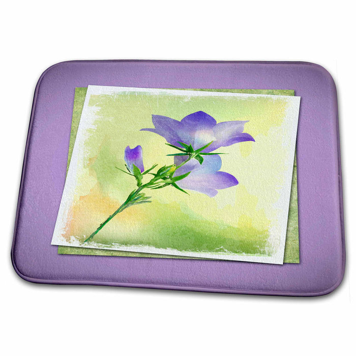 Dish Drying Mat - Bluebell Flowers Designs Flower Themes