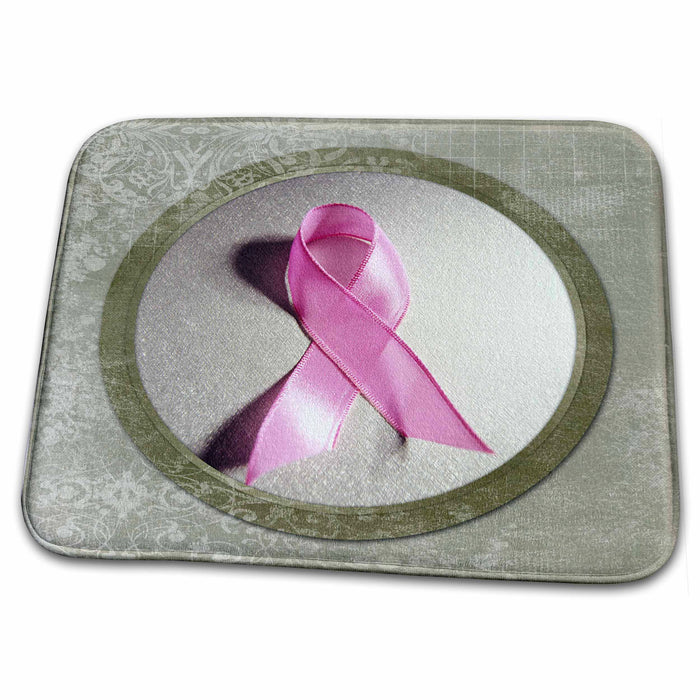 Dish Drying Mat - Breast Cancer Awareness Ribbon Designs General Themes