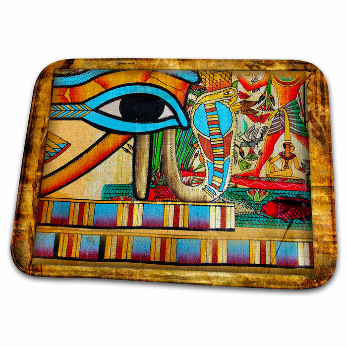 Dish Drying Mat - Egyptian Abstraction Designs General Themes