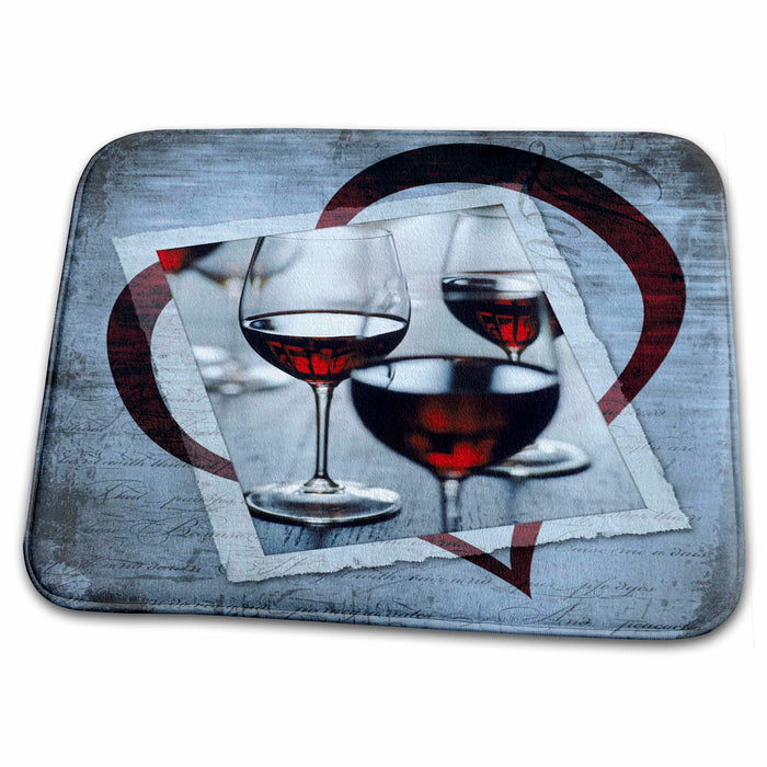 Dish Drying Mat - Wine Heart Designs General Themes