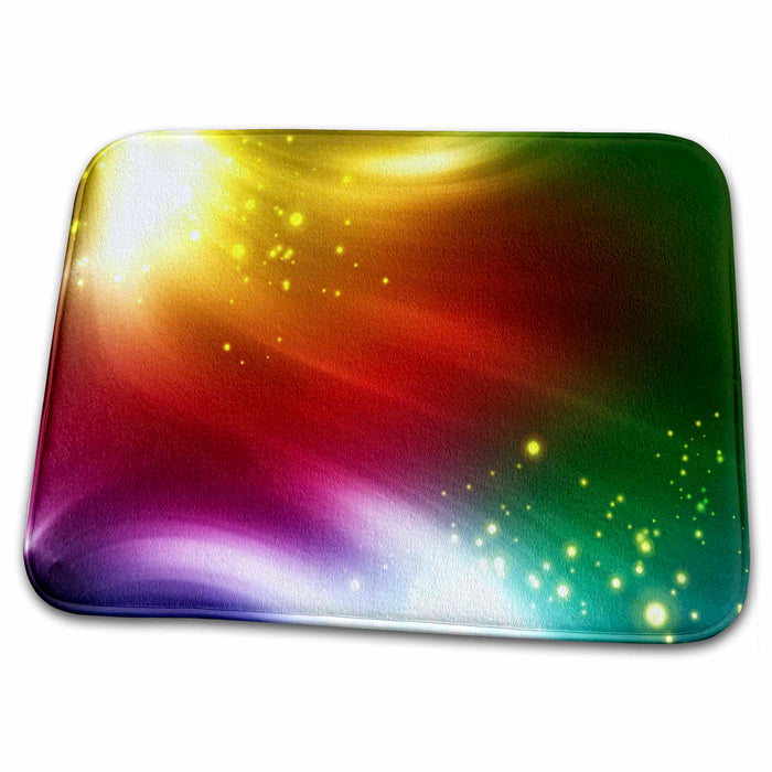 Dish Drying Mat - Brilliant colors pop and will get lots of attention Abstract