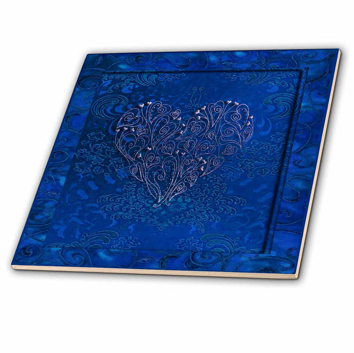 image of 8 Inch Glass Tile