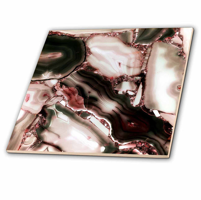 image of 8 Inch Glass Tile