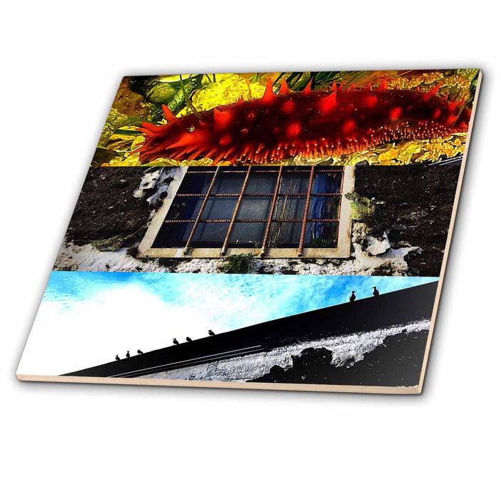 image of 6 Inch Glass Tile