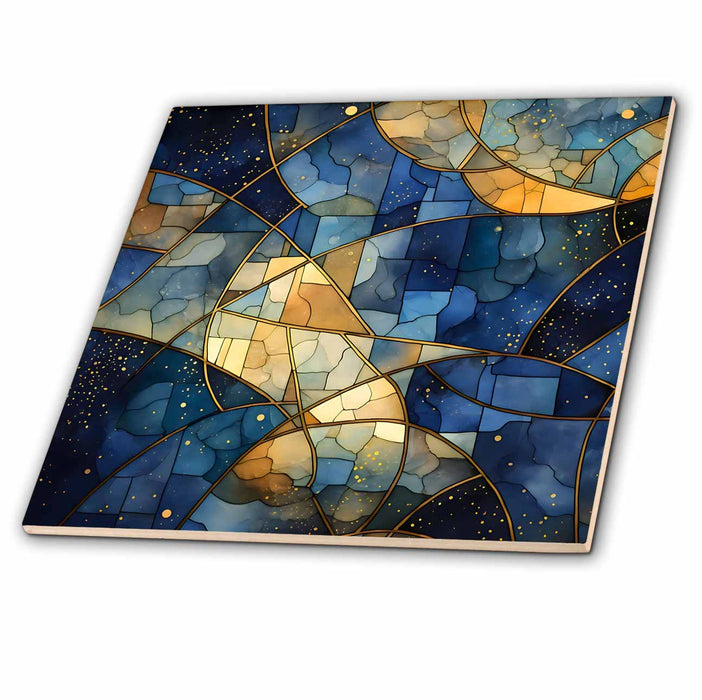 image of 8 Inch Glass Tile