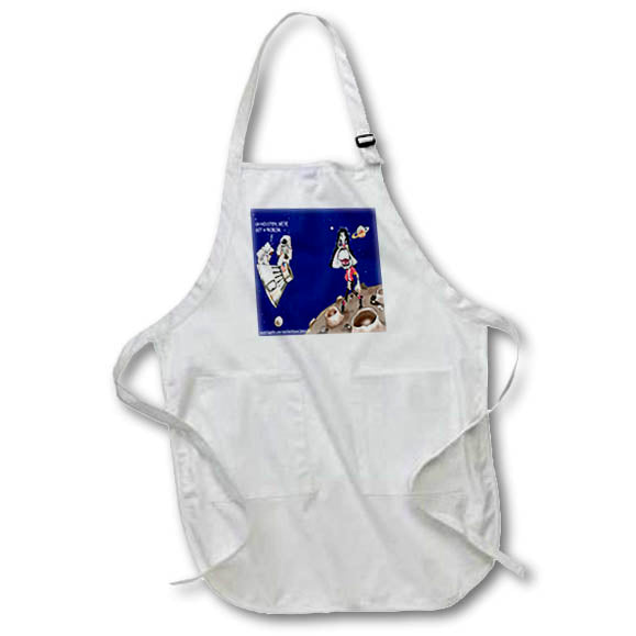 image of Full Length Apron with Pockets 22w x 30l