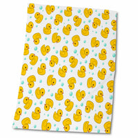 3dRose Cute Rubber Duck Pattern - Yellow Ducks - Kawaii Ducky Duckie -... - Towels (twl-112951)