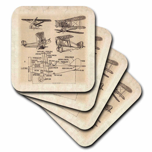 image of set of 4 Coasters - Soft