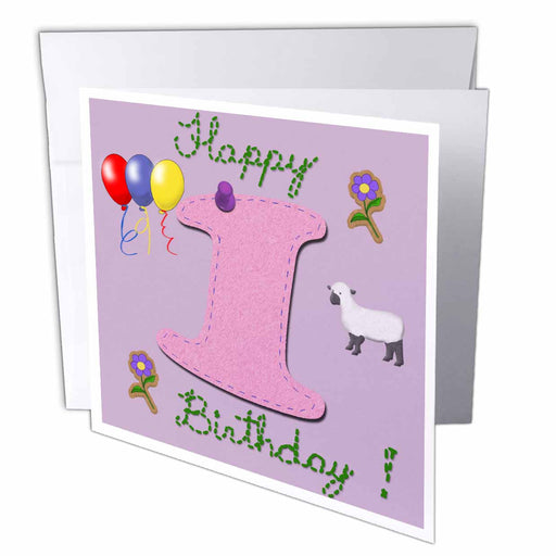 image of 1 Greeting Card with envelope