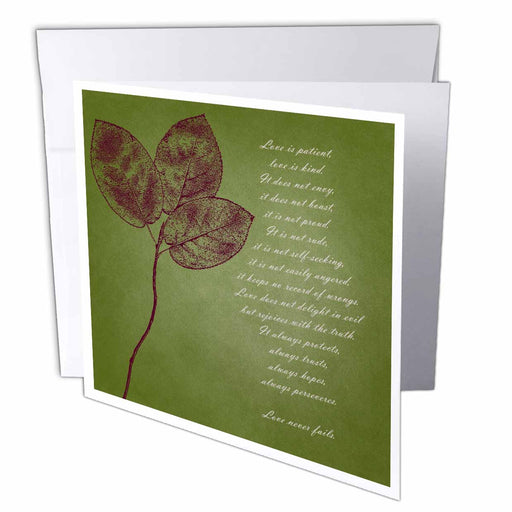 image of 1 Greeting Card with envelope