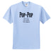 image of Adult Light-Blue-T-Shirt Large