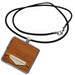 image of Necklace With Rectangle Pendant