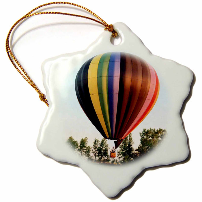 image of 3 inch Snowflake Porcelain Ornament