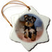 image of 3 inch Snowflake Porcelain Ornament