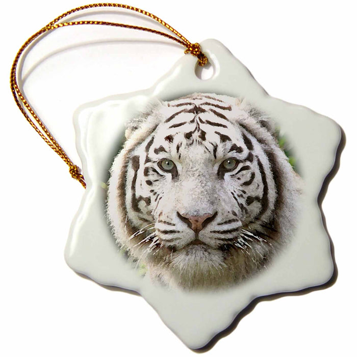 image of 3 inch Snowflake Porcelain Ornament