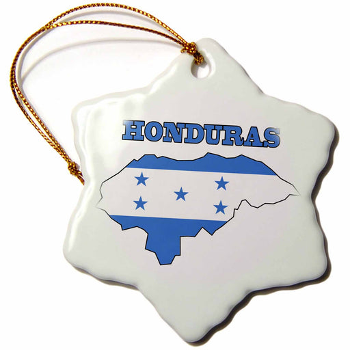 image of 3 inch Snowflake Porcelain Ornament