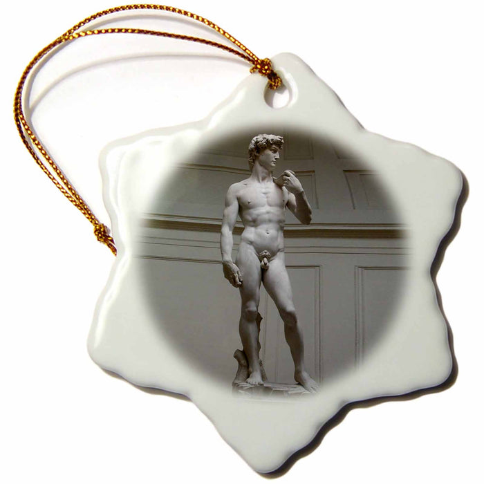 image of 3 inch Snowflake Porcelain Ornament