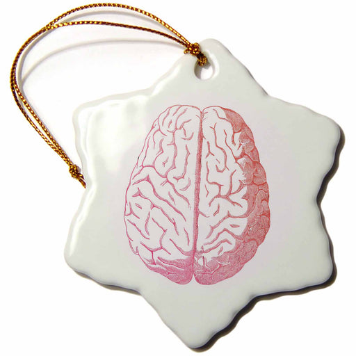 image of 3 inch Snowflake Porcelain Ornament