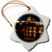 image of 3 inch Snowflake Porcelain Ornament