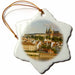 image of 3 inch Snowflake Porcelain Ornament