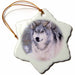 image of 3 inch Snowflake Porcelain Ornament