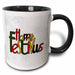 image of 11oz Two-Tone Black Mug