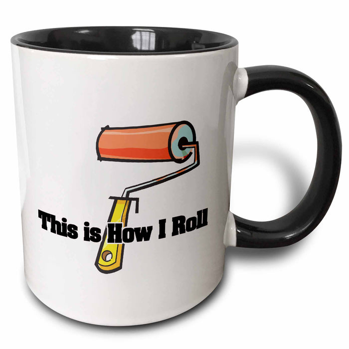 image of 11oz Two-Tone Black Mug