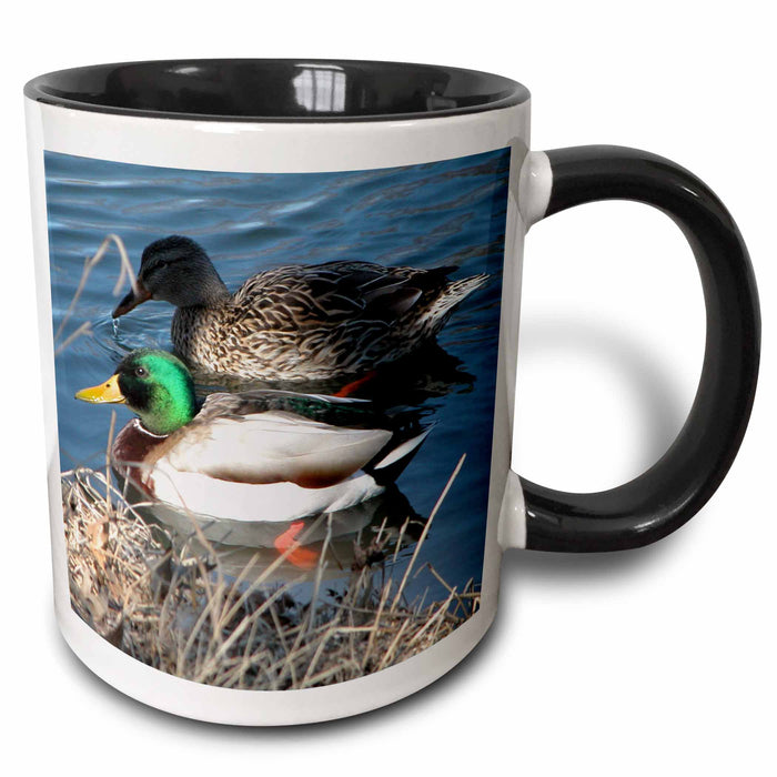 image of 11oz Two-Tone Black Mug