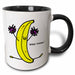 image of 11oz Two-Tone Black Mug