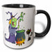 image of 11oz Two-Tone Black Mug