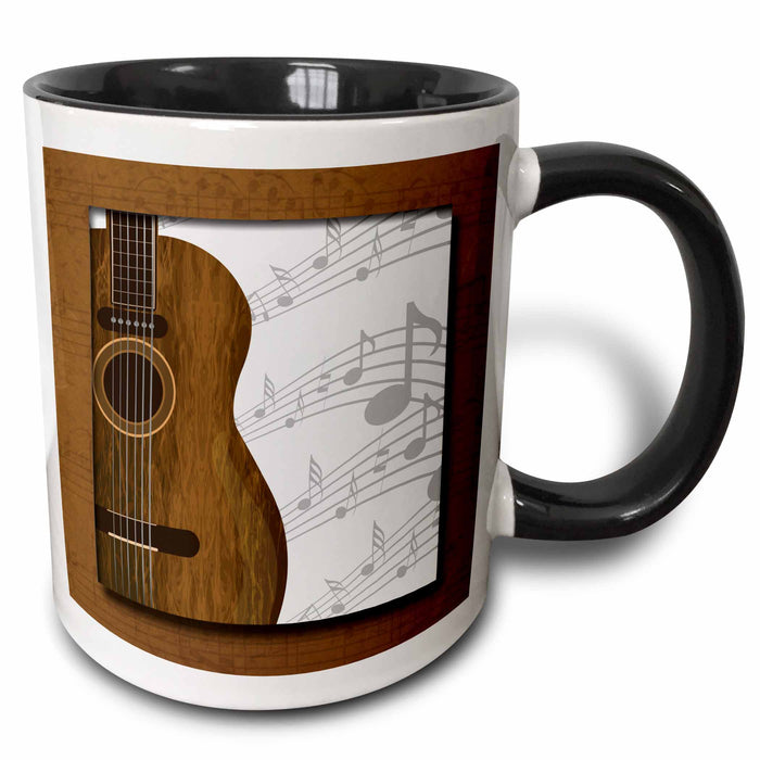 image of 11oz Two-Tone Black Mug