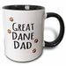 image of 11oz Two-Tone Black Mug